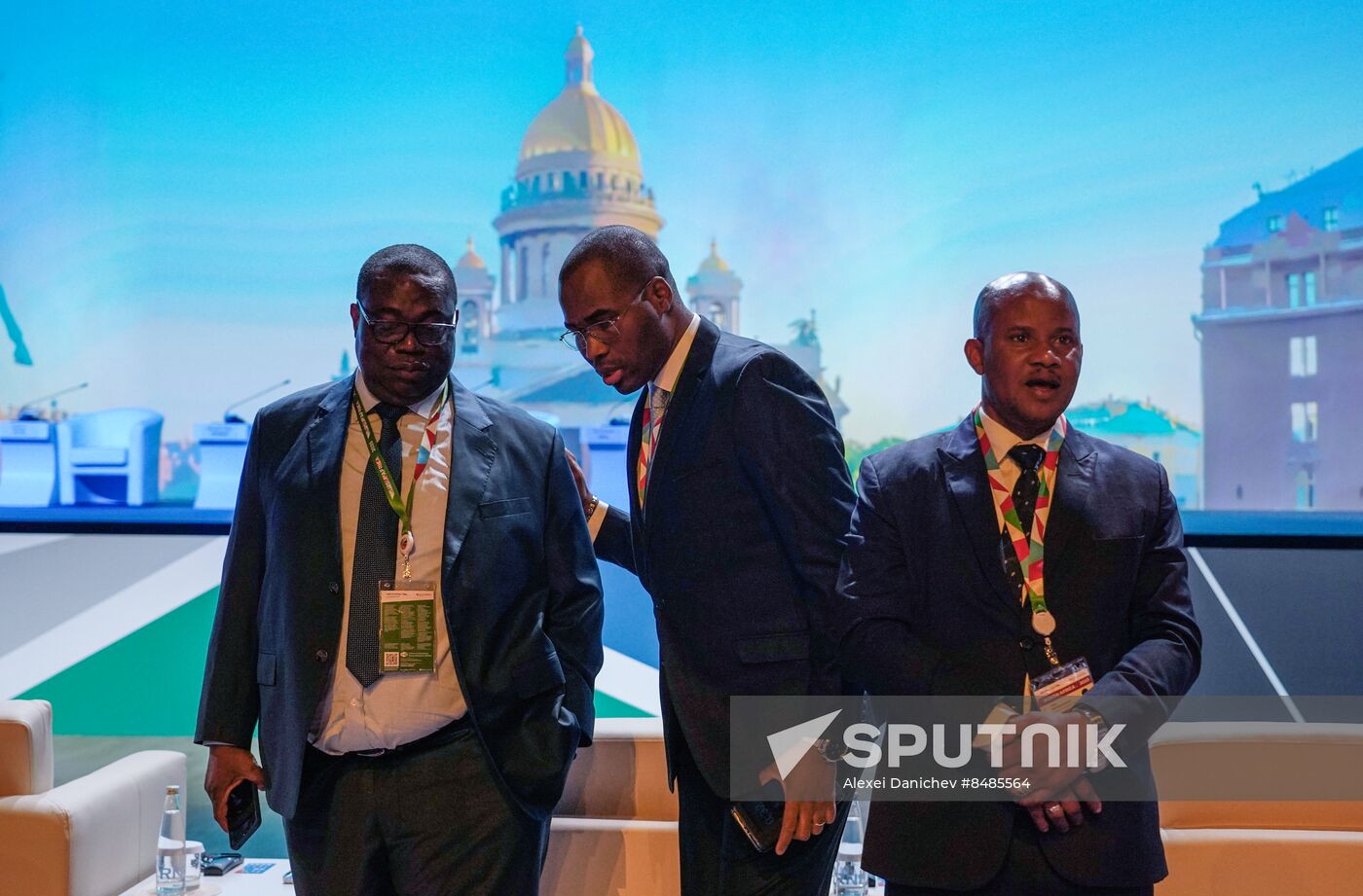 2nd Russia-Africa Summit. Guests ahead of the plenary session