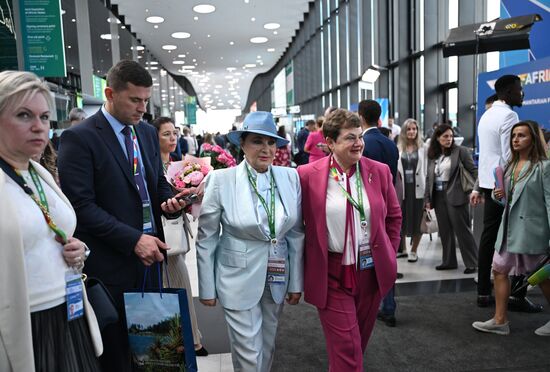 2nd Russia-Africa Summit. Guests ahead of the plenary session