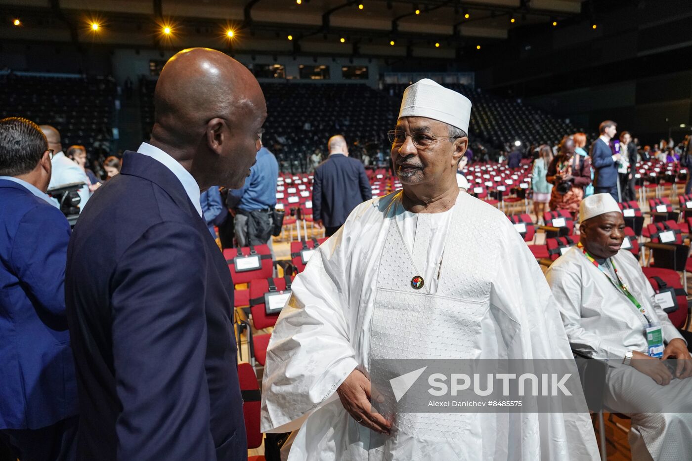 2nd Russia-Africa Summit. Guests ahead of the plenary session