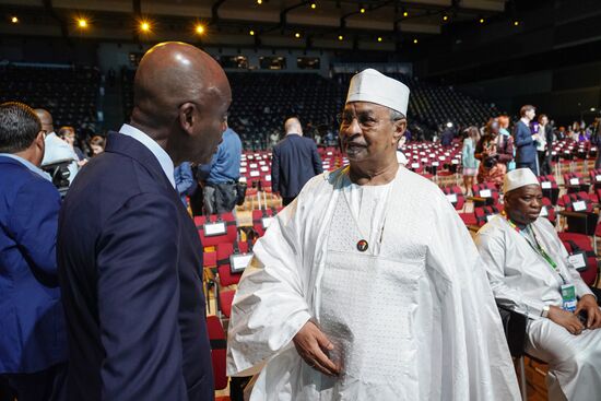 2nd Russia-Africa Summit. Guests ahead of the plenary session
