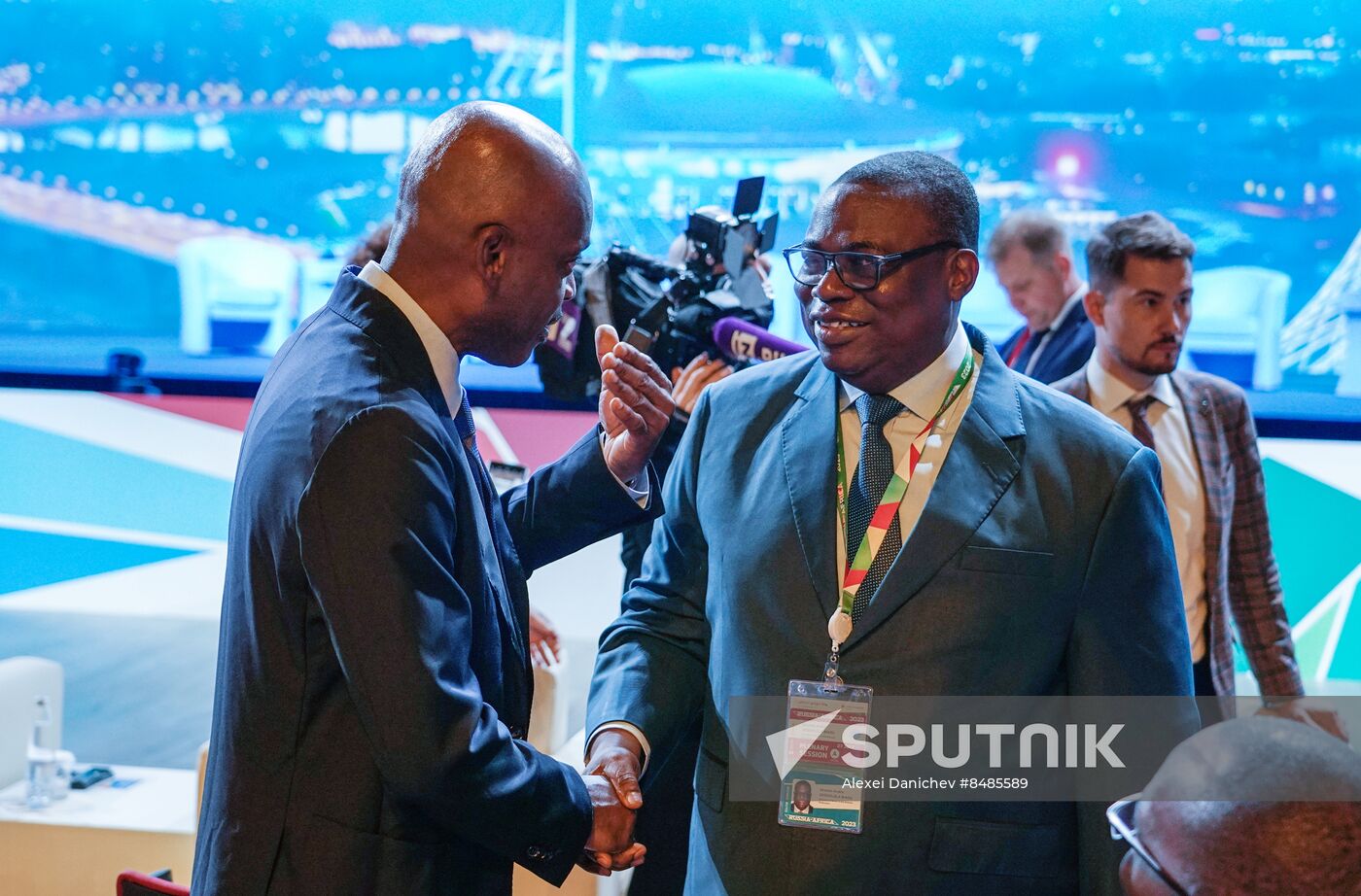 2nd Russia-Africa Summit. Guests ahead of the plenary session