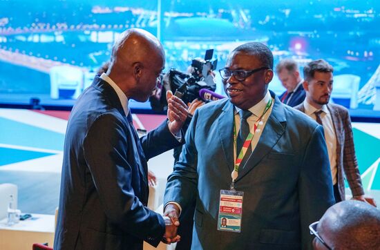 2nd Russia-Africa Summit. Guests ahead of the plenary session
