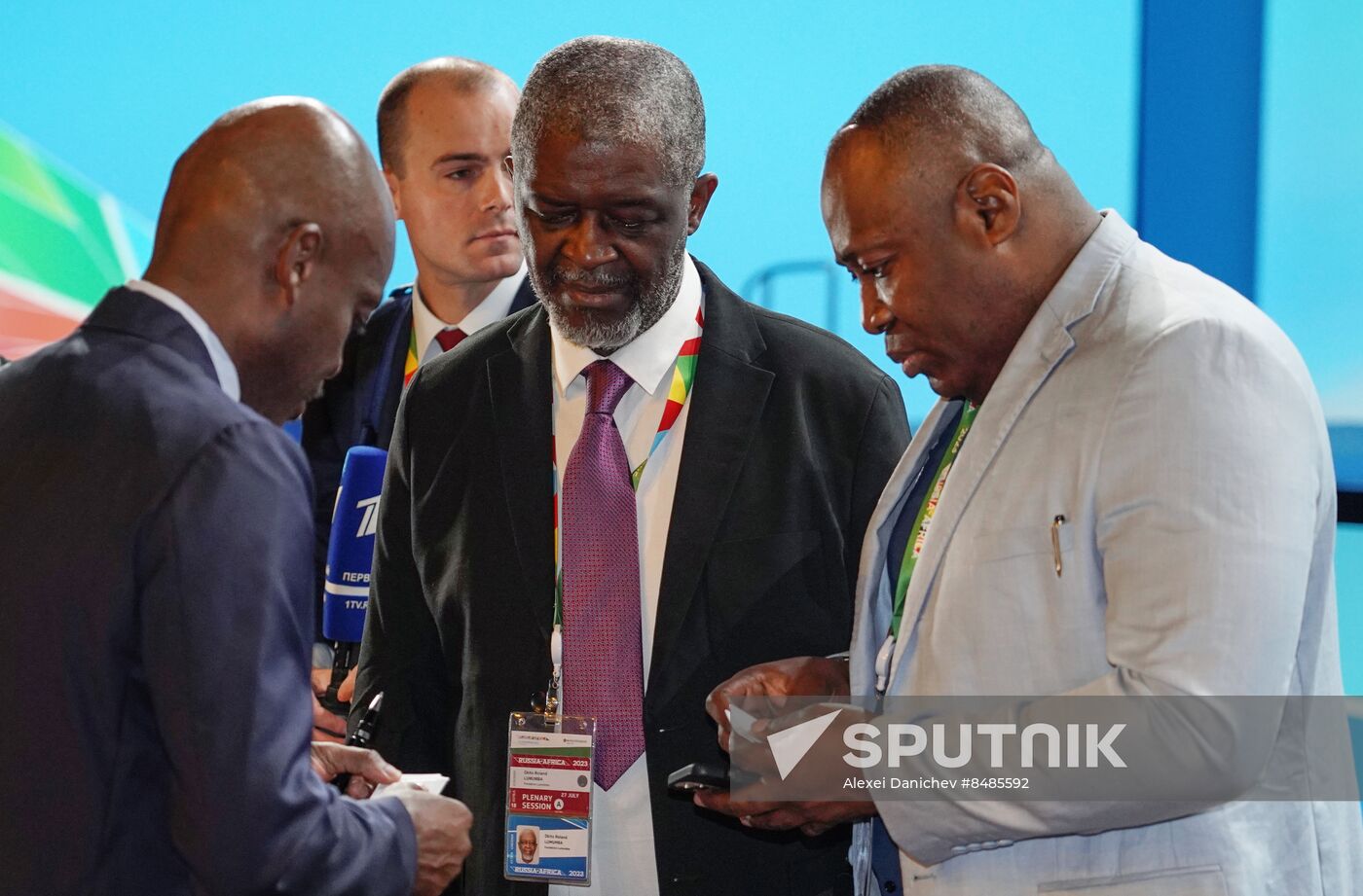 2nd Russia-Africa Summit. Guests ahead of the plenary session