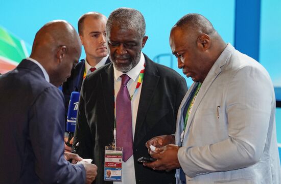 2nd Russia-Africa Summit. Guests ahead of the plenary session