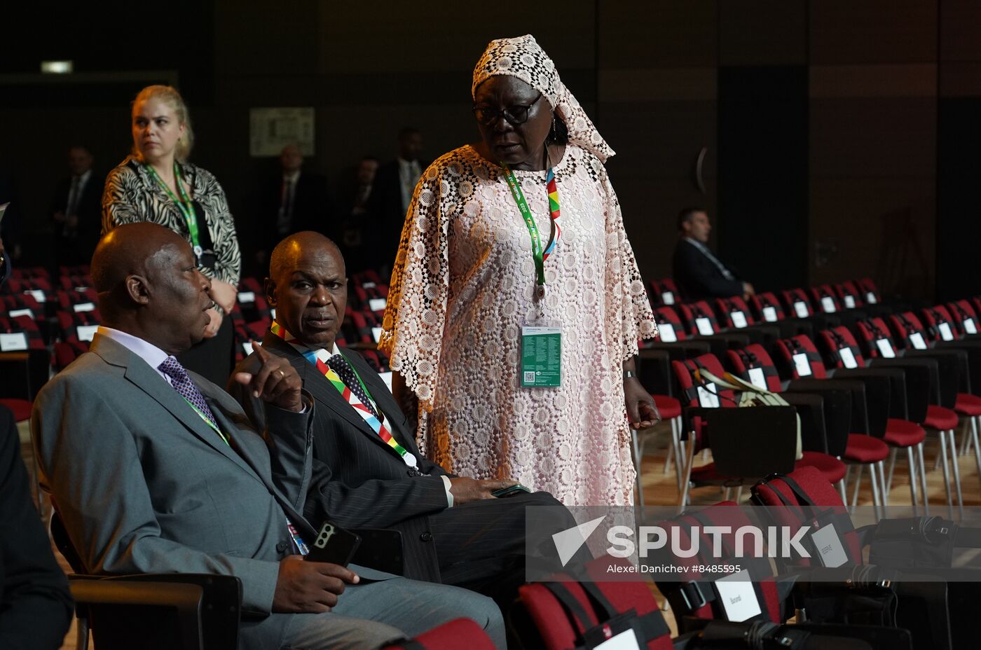 2nd Russia-Africa Summit. Guests ahead of the plenary session