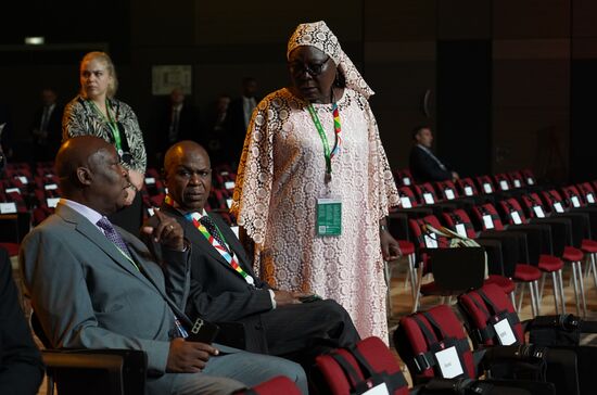 2nd Russia-Africa Summit. Guests ahead of the plenary session