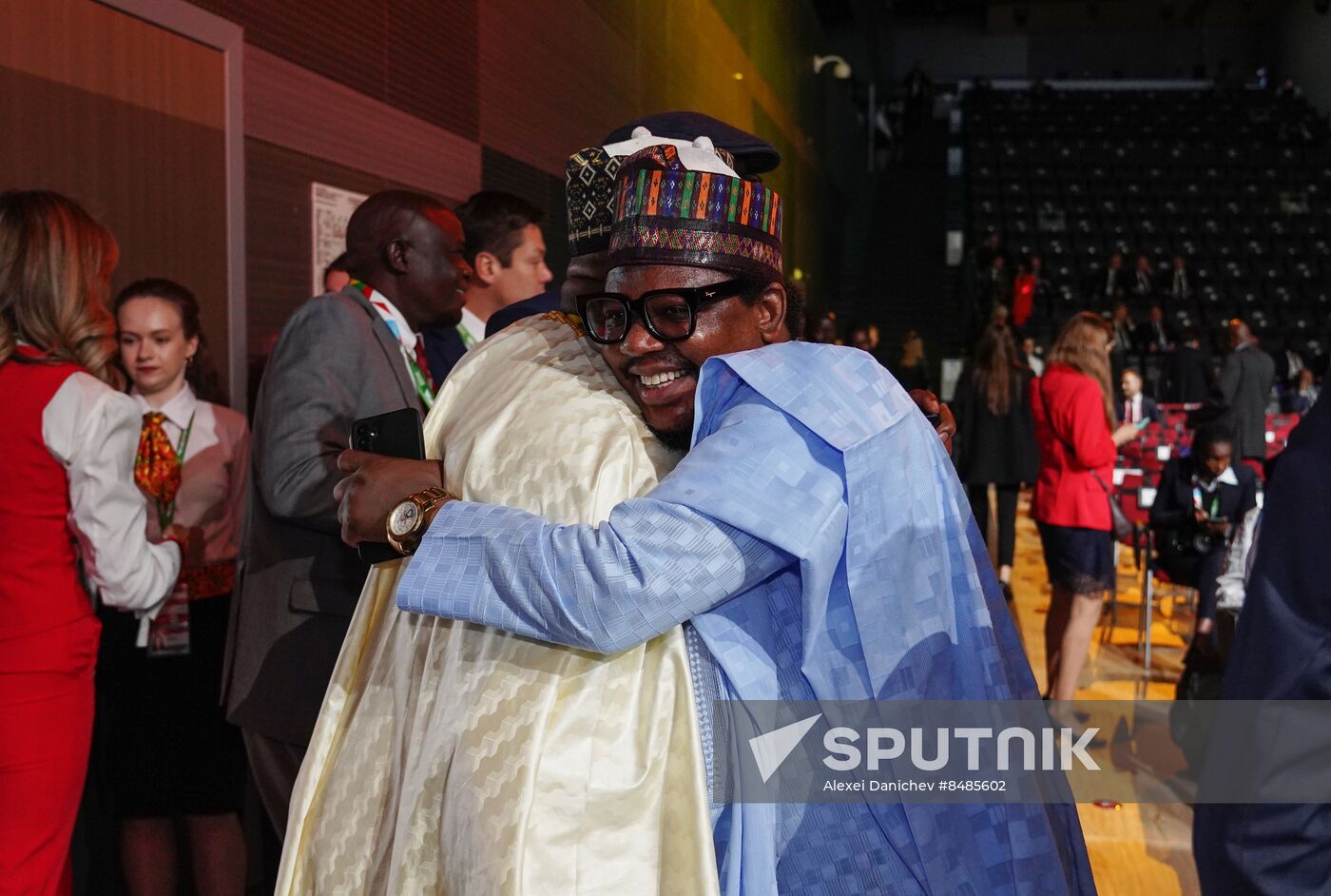 2nd Russia-Africa Summit. Guests ahead of the plenary session