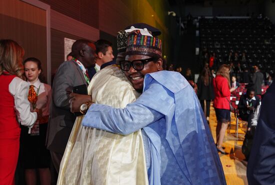 2nd Russia-Africa Summit. Guests ahead of the plenary session