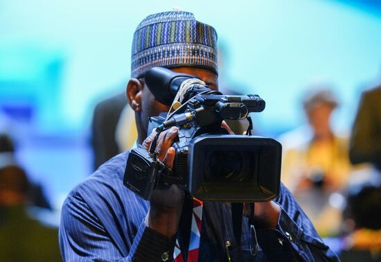 2nd Russia-Africa Summit. Guests ahead of the plenary session