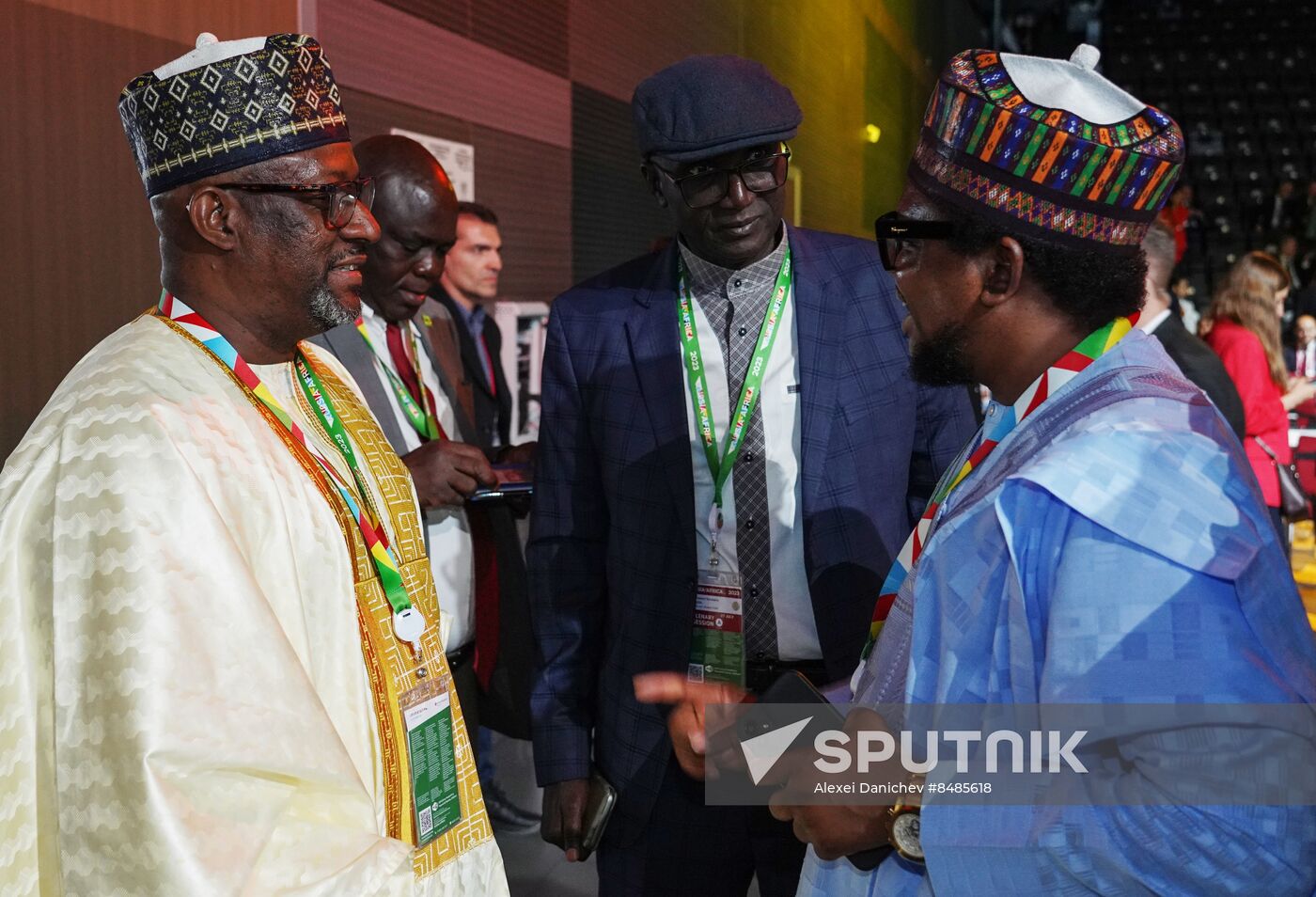 2nd Russia-Africa Summit. Guests ahead of the plenary session