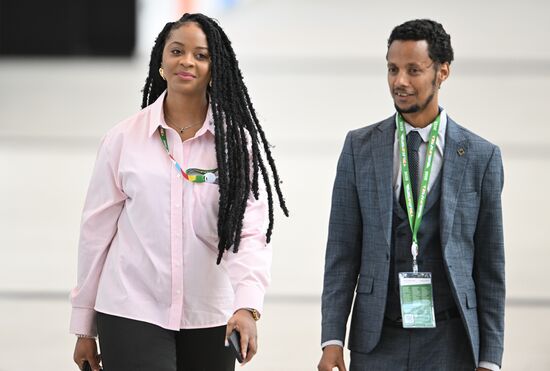 2nd Russia-Africa Summit. Guests ahead of the plenary session