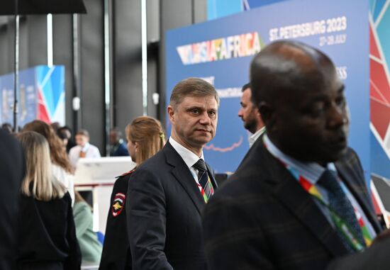 2nd Russia-Africa Summit. Guests ahead of the plenary session