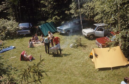 Summer weekend in Moscow Region