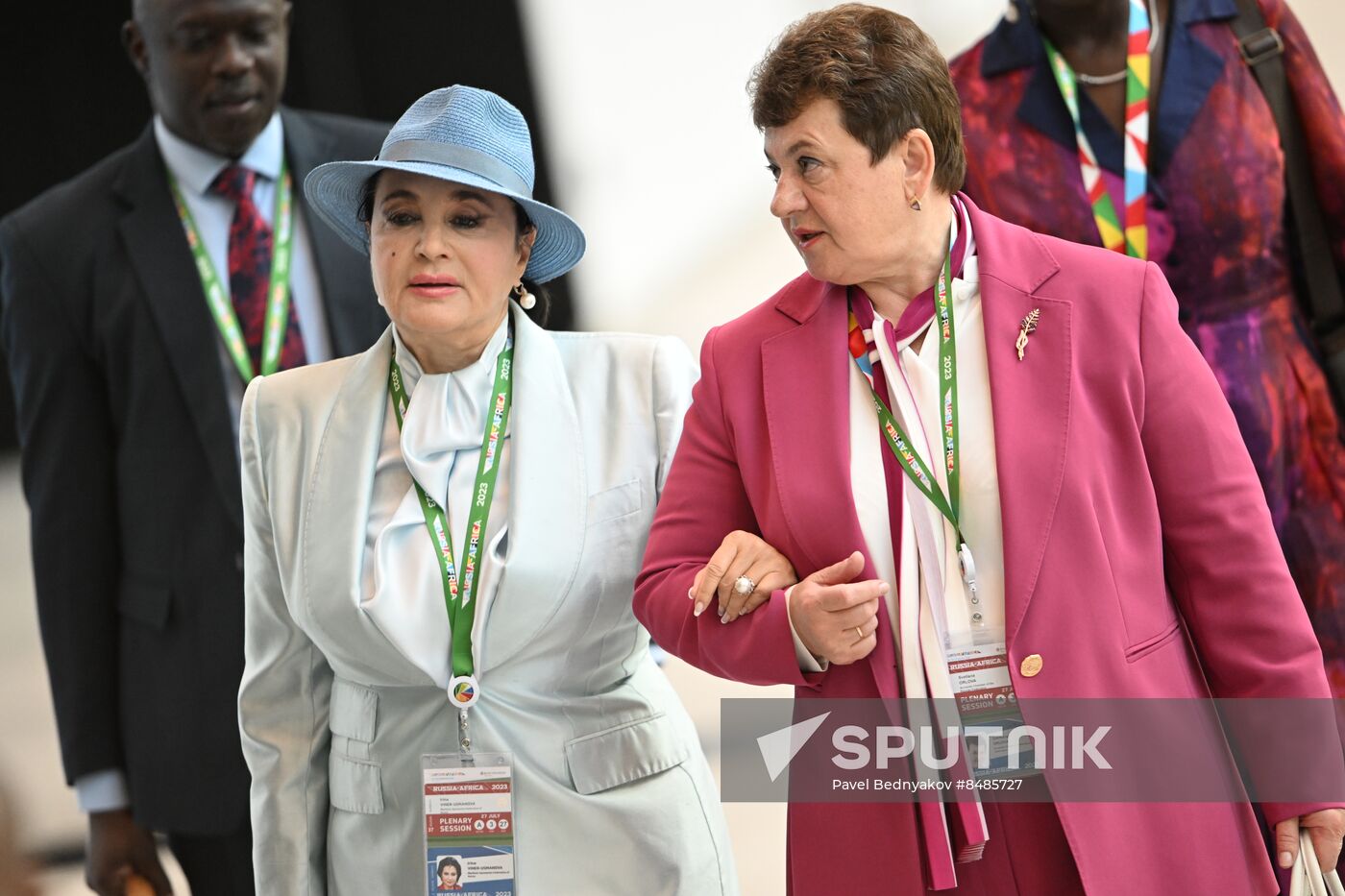 2nd Russia-Africa Summit. Guests ahead of the plenary session