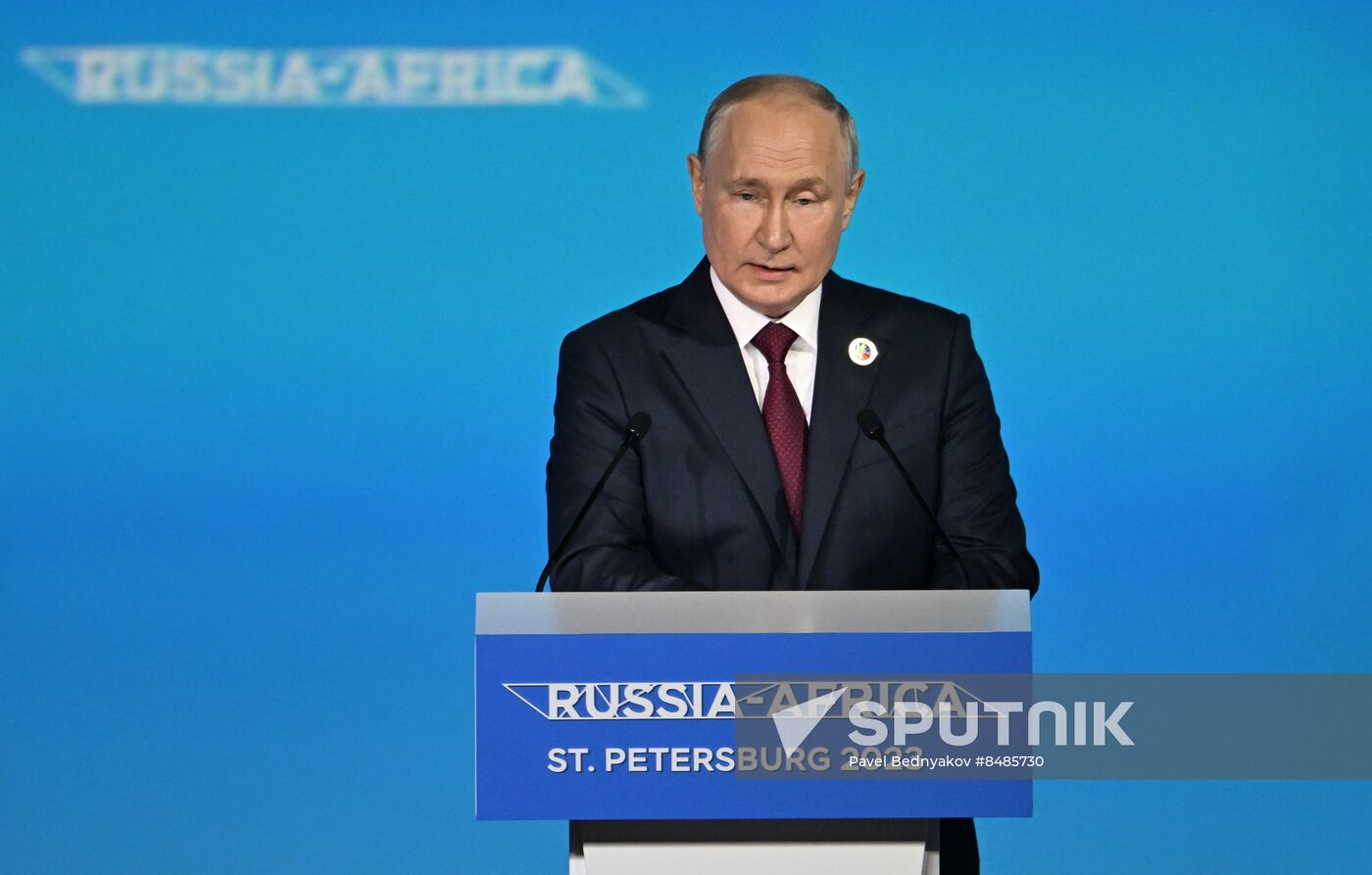 2nd Russia-Africa Summit. Plenary session