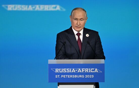 2nd Russia-Africa Summit. Plenary session