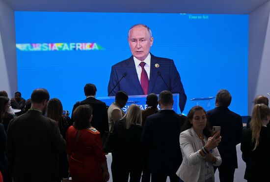 2nd Russia-Africa Summit. Plenary session