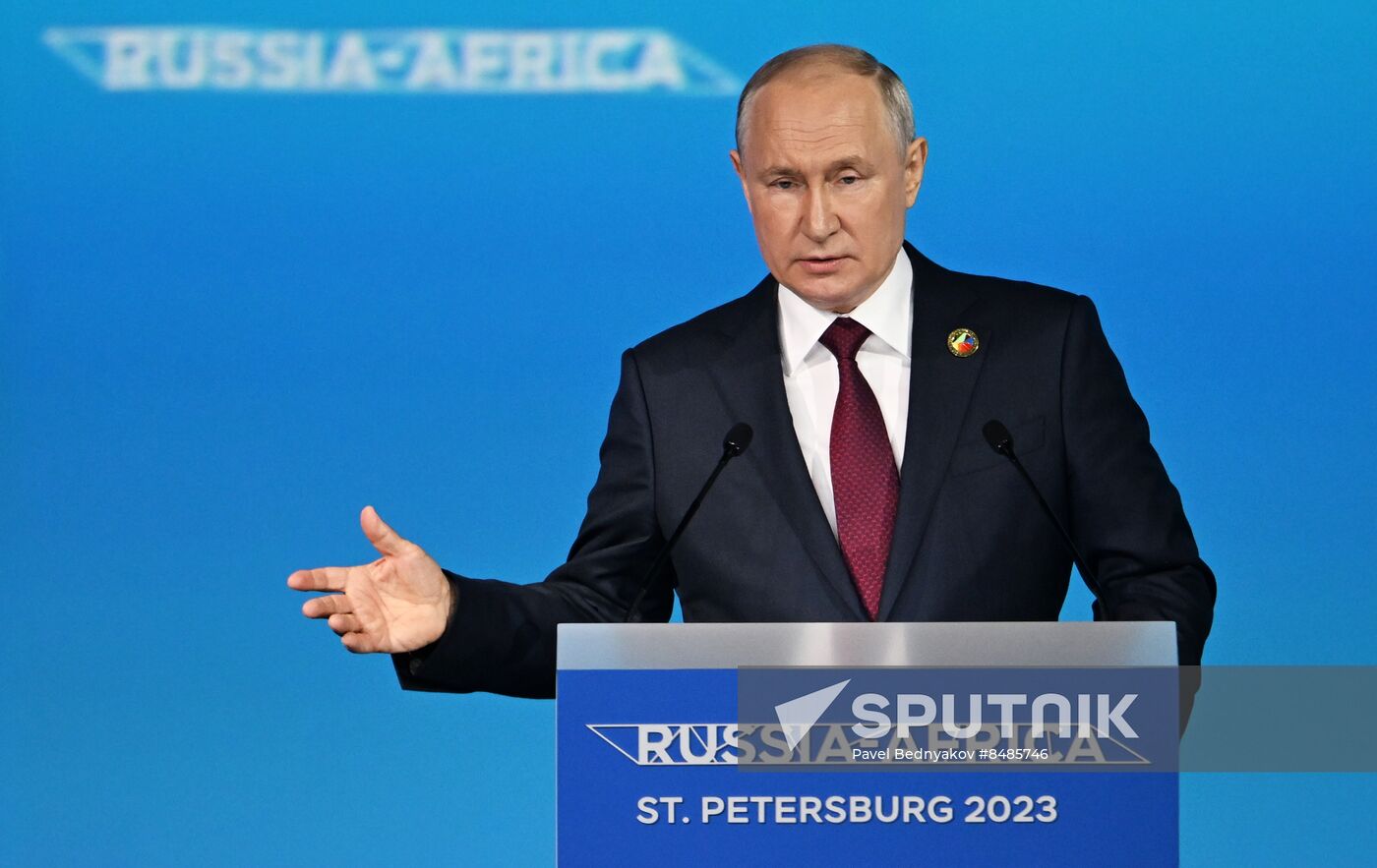 2nd Russia-Africa Summit. Plenary session