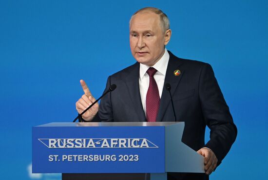 2nd Russia-Africa Summit. Plenary session