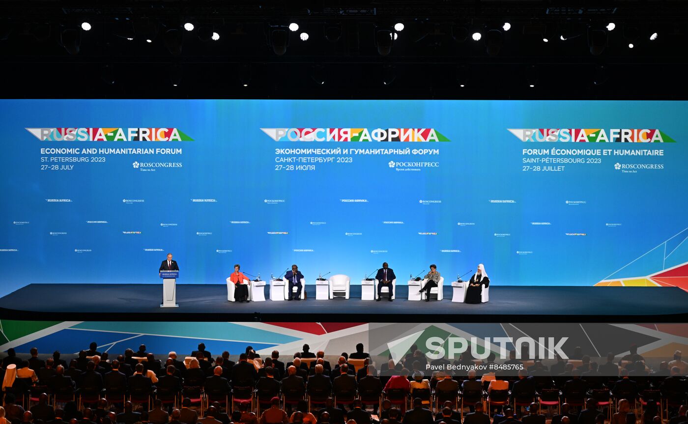 2nd Russia-Africa Summit. Plenary session