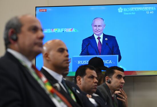 2nd Russia-Africa Summit. Plenary session