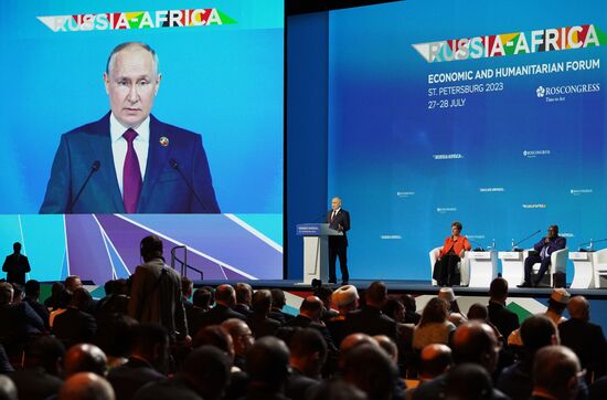 2nd Russia-Africa Summit. Plenary session