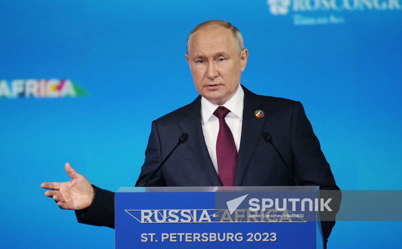 2nd Russia-Africa Summit. Plenary session