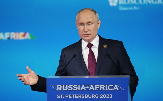 2nd Russia-Africa Summit. Plenary session