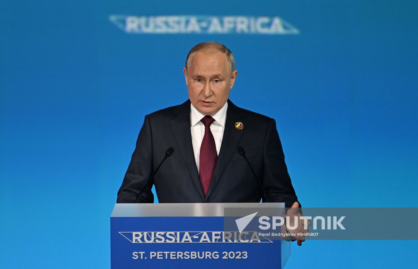 2nd Russia-Africa Summit. Plenary session