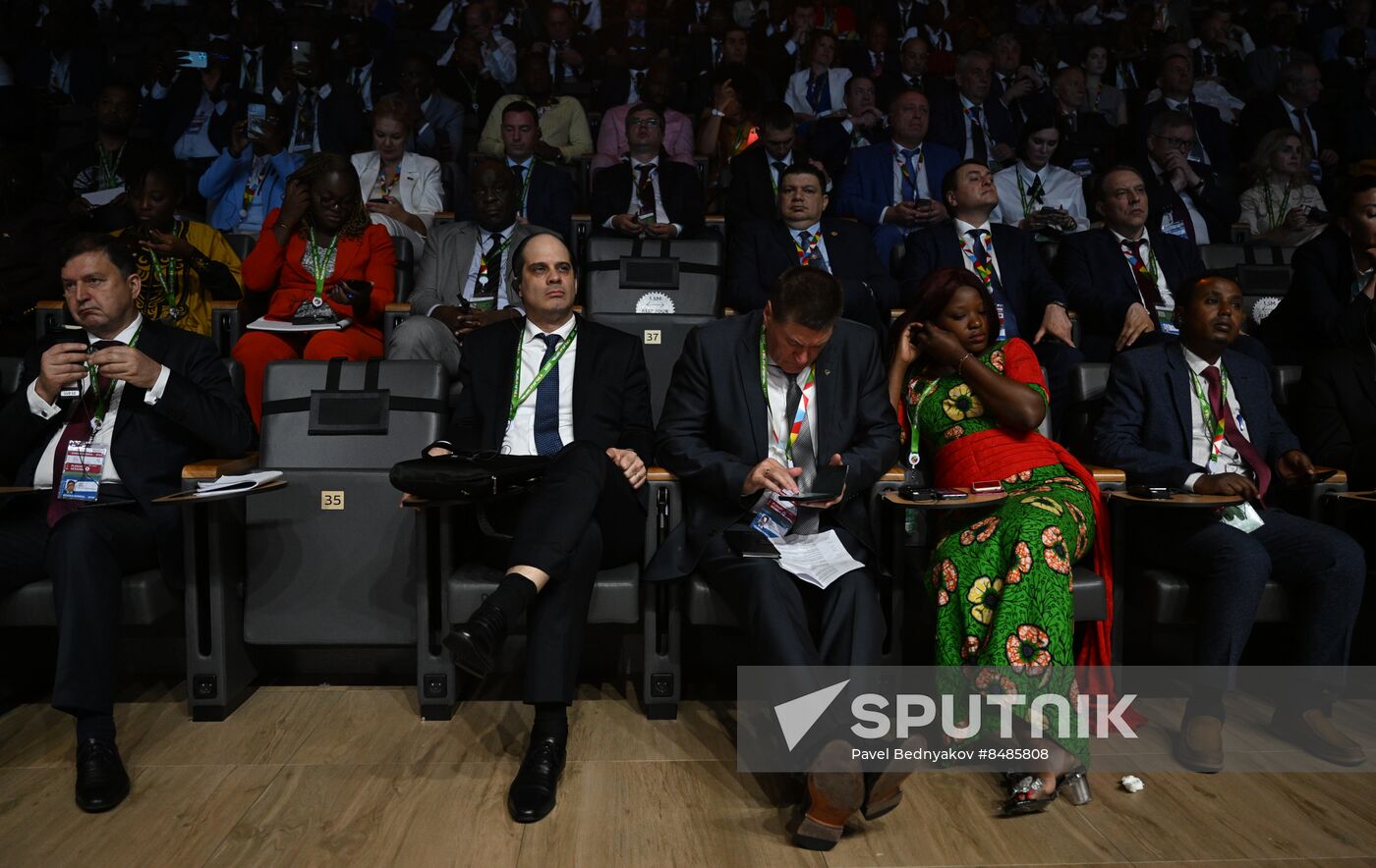 2nd Russia-Africa Summit. Plenary session