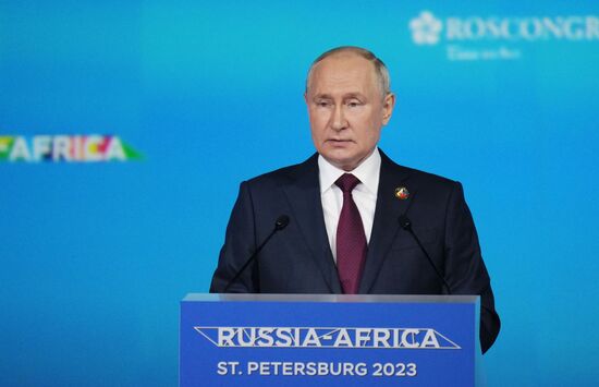 2nd Russia-Africa Summit. Plenary session
