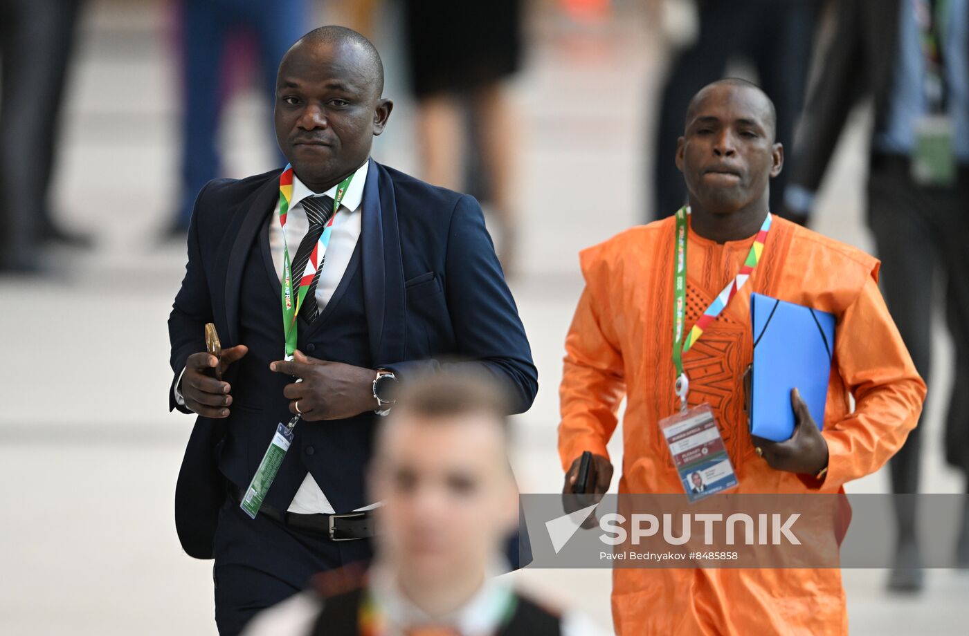 2nd Russia-Africa Summit. Guests ahead of the plenary session