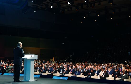 2nd Russia-Africa Summit. Plenary session