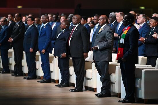 2nd Russia-Africa Summit. Plenary session