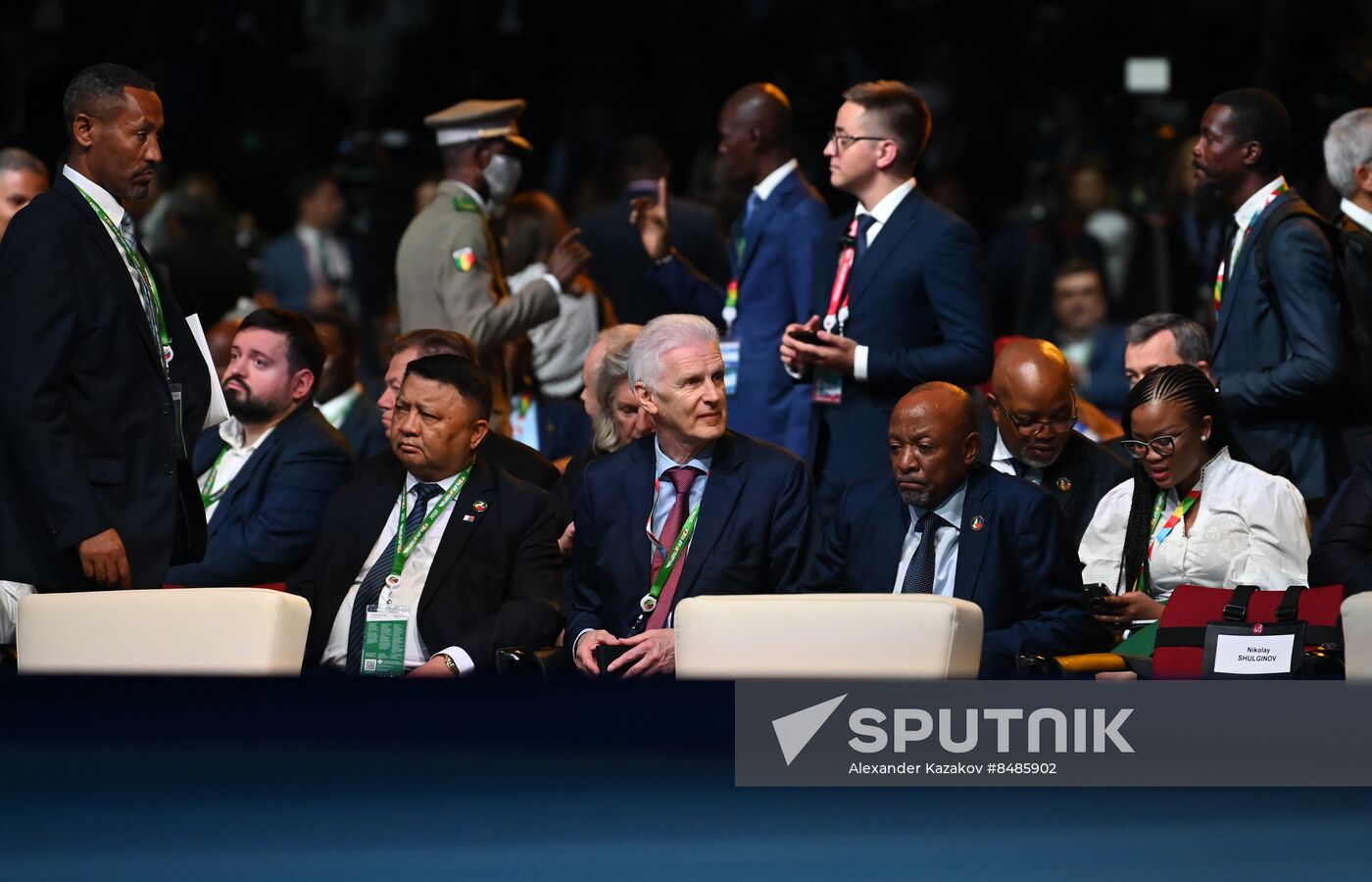 2nd Russia-Africa Summit. Guests ahead of the plenary session