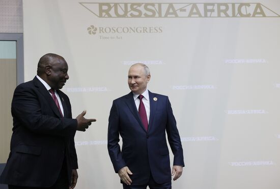 2nd Russia-Africa Summit. Plenary session