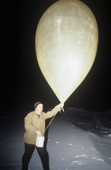 Employee of weather station near Provideniya Bay