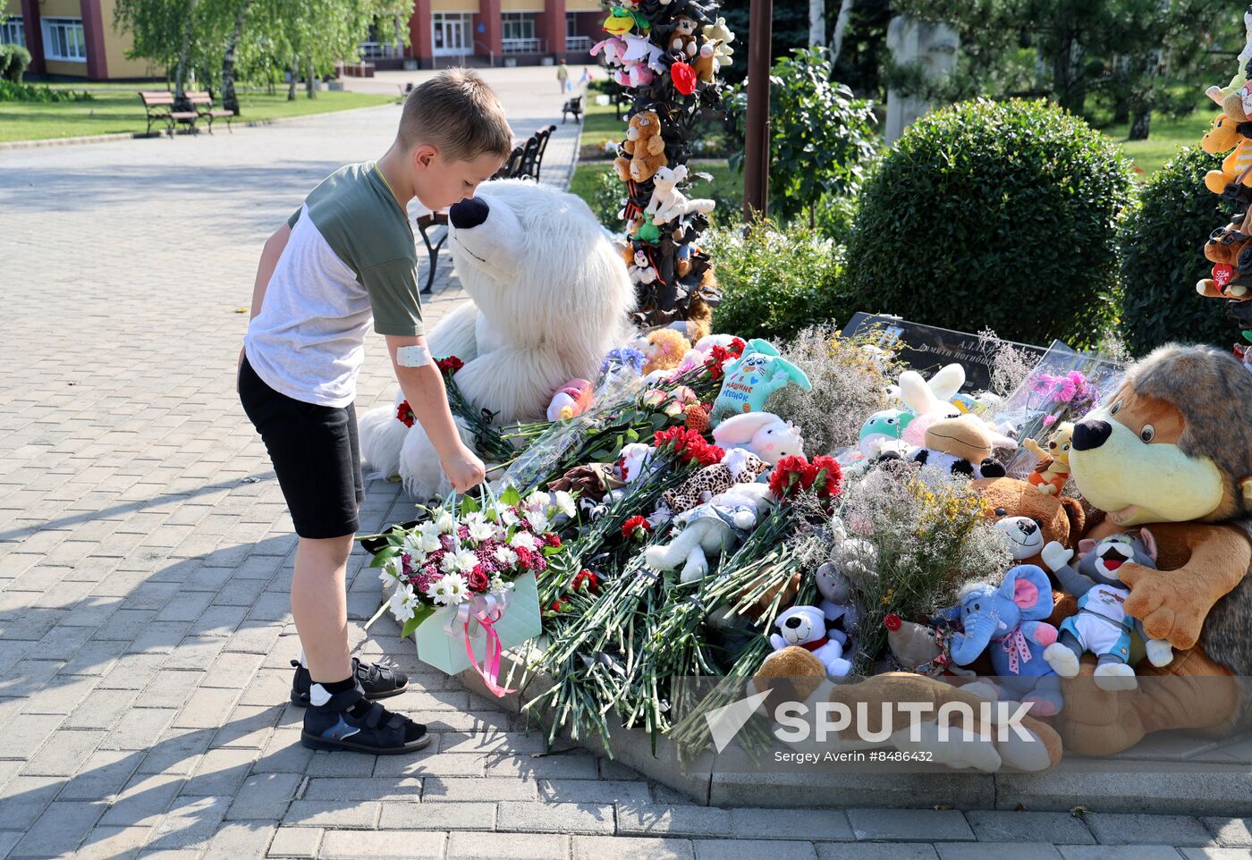 Russia Donbass War Children Victims Day
