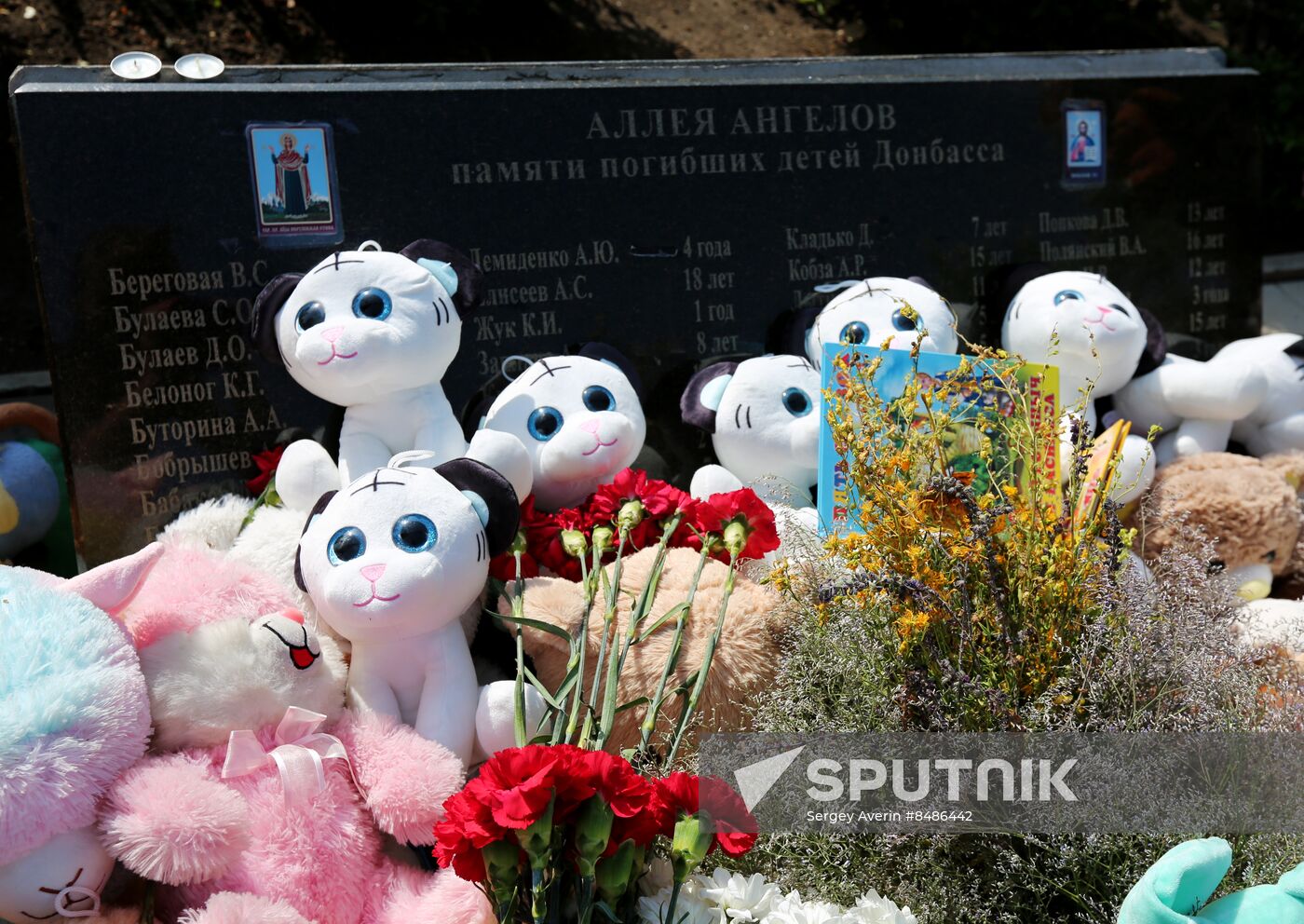 Russia Donbass War Children Victims Day