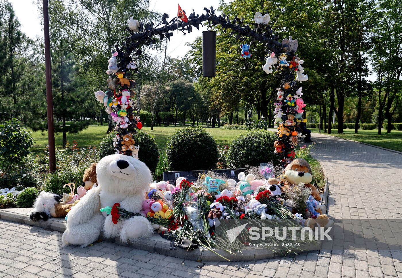 Russia Donbass War Children Victims Day