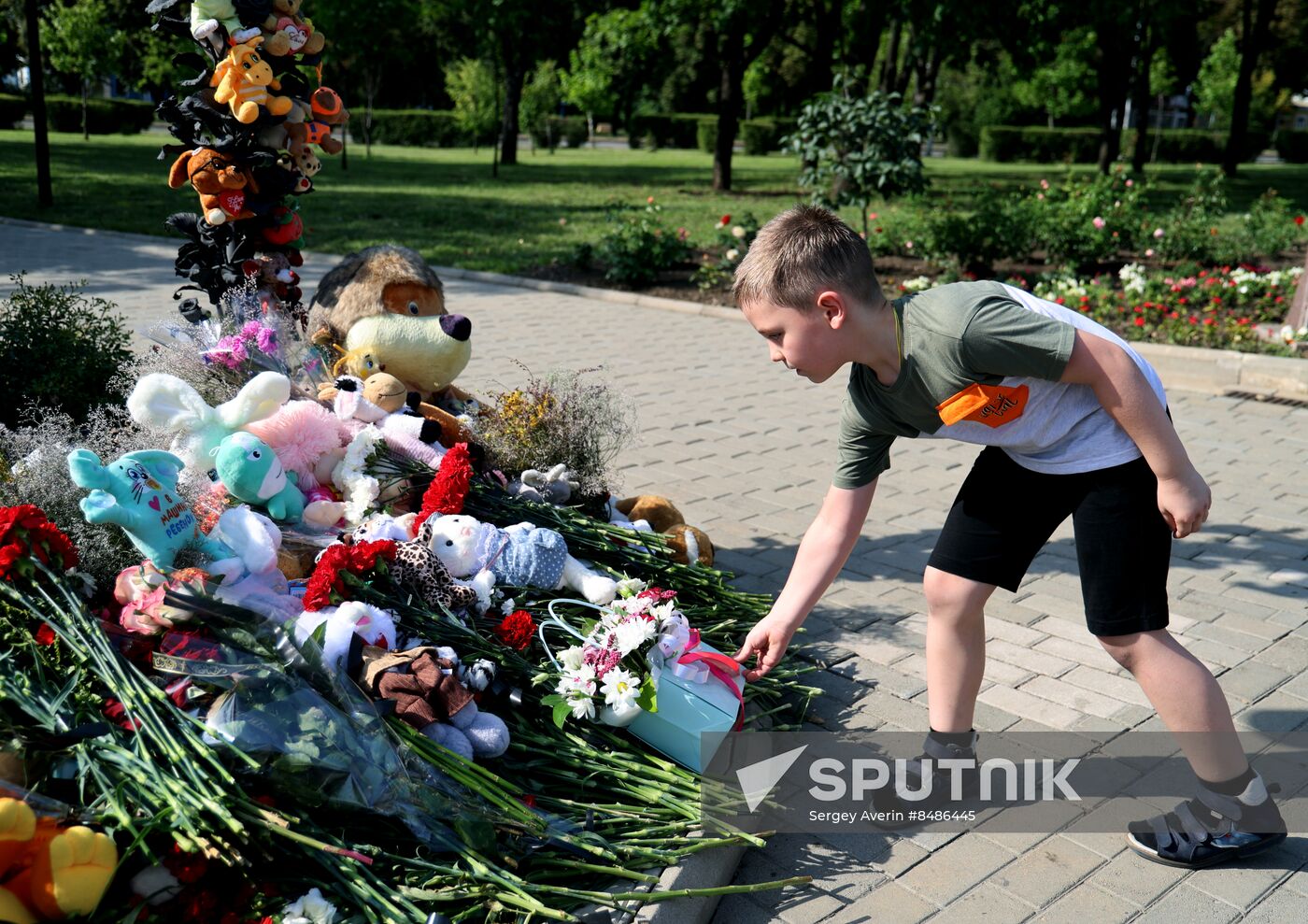 Russia Donbass War Children Victims Day