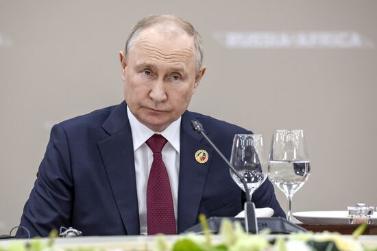 Russia Putin Heads of African Regional Organisations