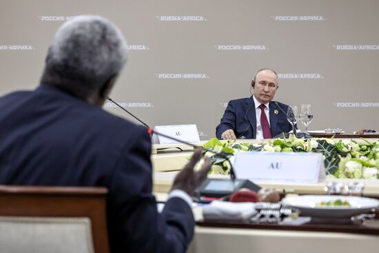 Russia Putin Heads of African Regional Organisations