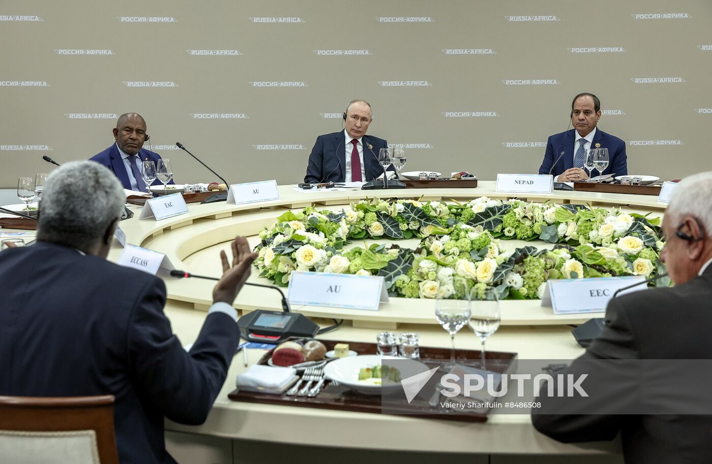 Russia Putin Heads of African Regional Organisations