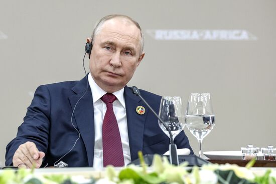 Russia Putin Heads of African Regional Organisations