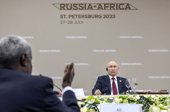 Russia Putin Heads of African Regional Organisations