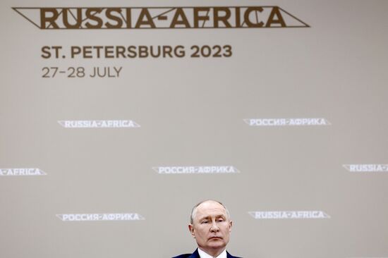 Russia Putin Heads of African Regional Organisations