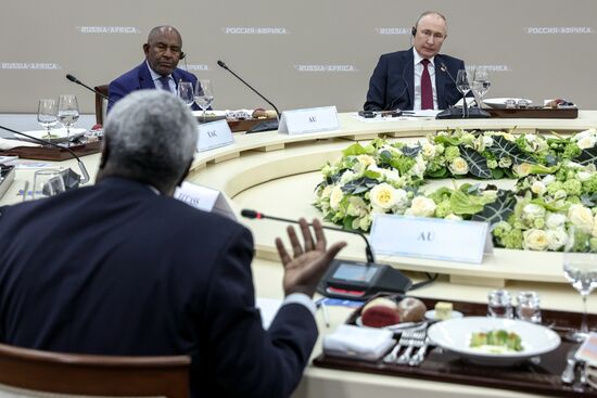 Russia Putin Heads of African Regional Organisations