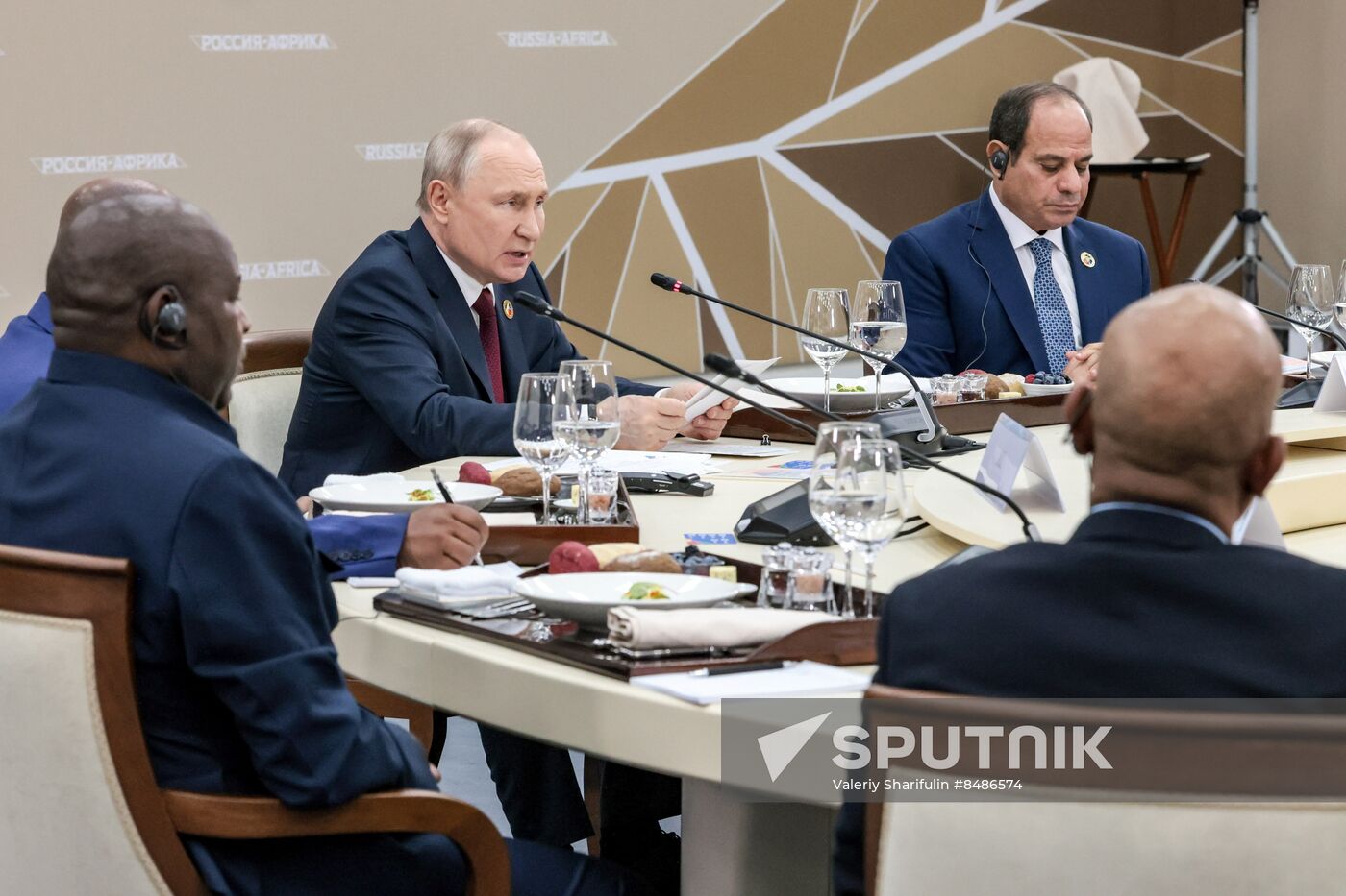 Russia Putin Heads of African Regional Organisations