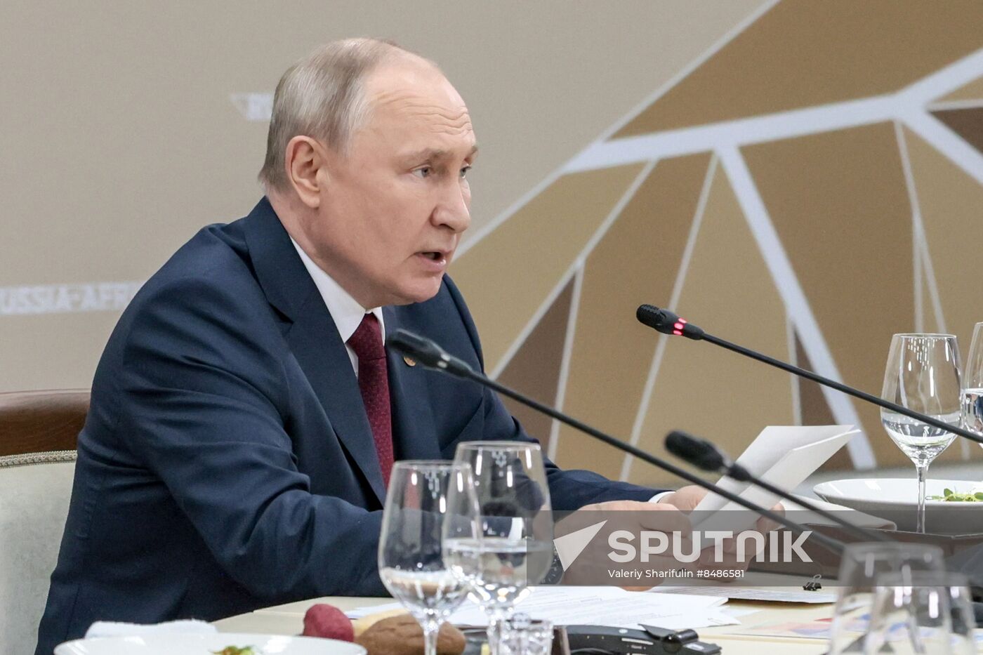 Russia Putin Heads of African Regional Organisations